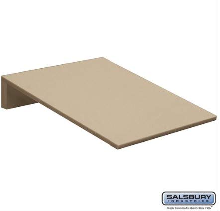 Sloping Hood - 15 Inches Wide - for Heavy Duty Plastic Locker - 1 Wide - Tan