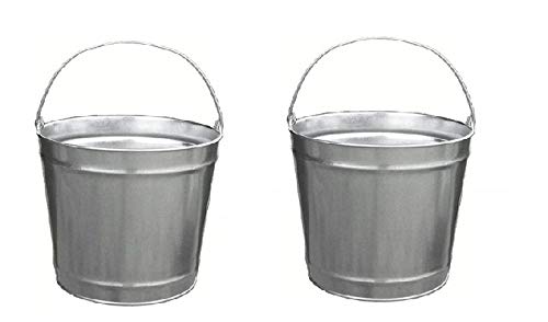 Witt Industries Galvanized Products 12 Quarts Pail (Pack of 2)