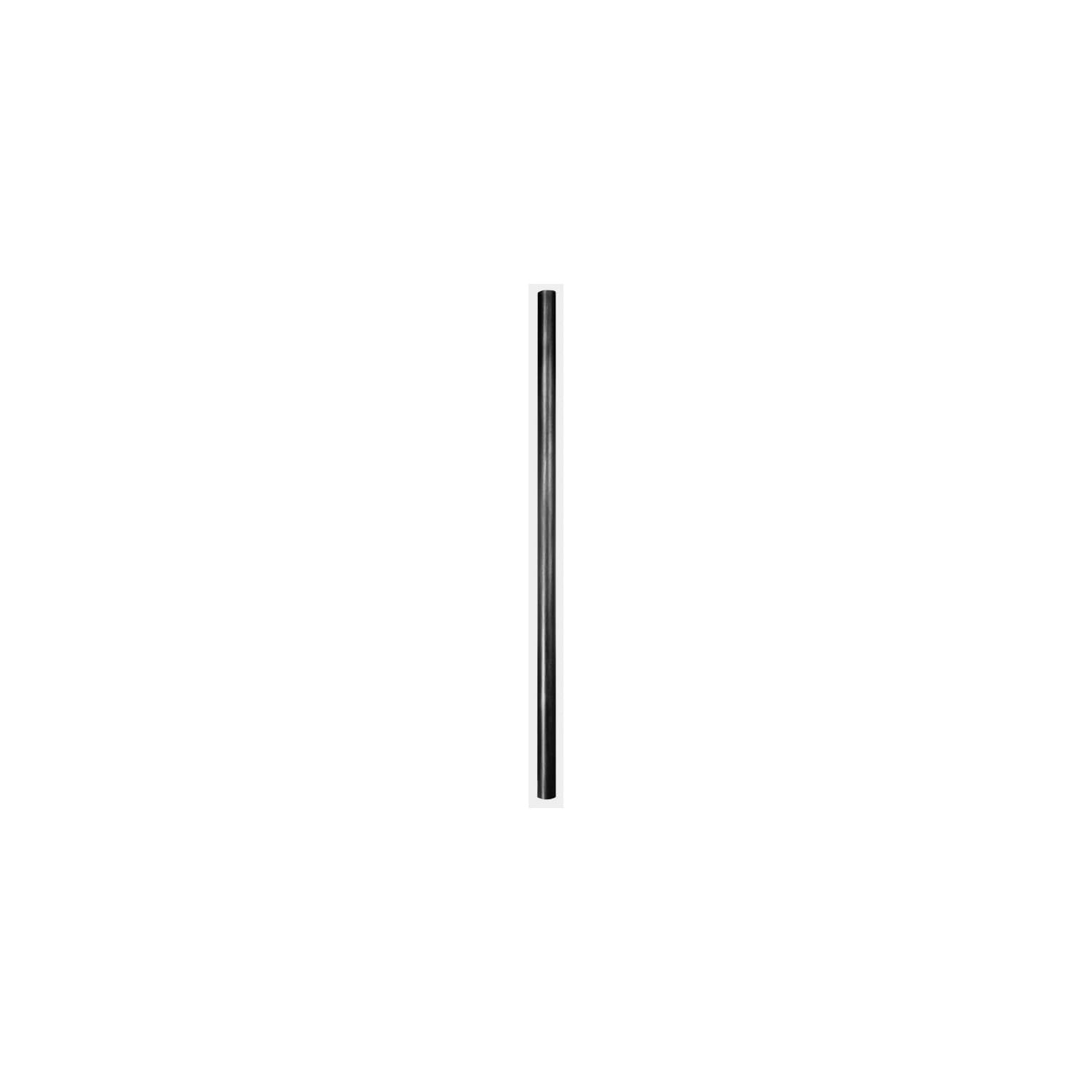 390-BLK 7  Smooth Aluminum Direct Burial Post