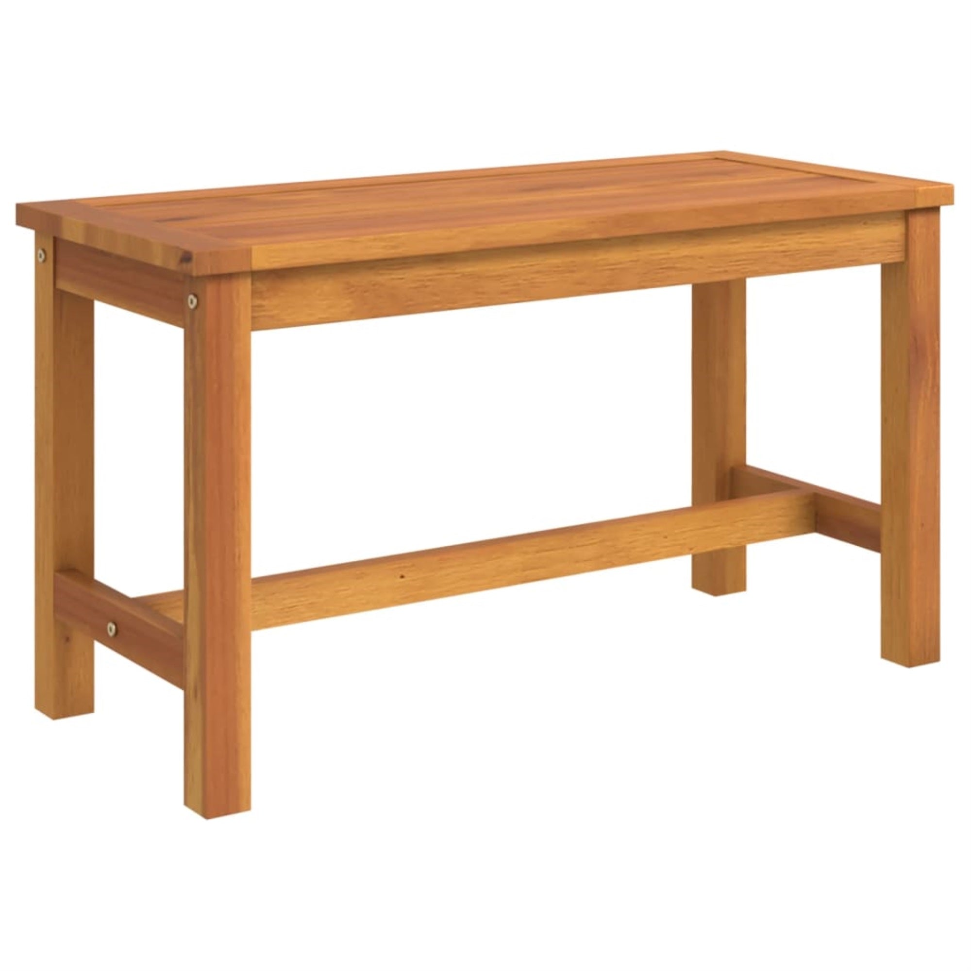Vidaxl Patio Bench 31.5'X13.8'X17.7' Solid Wood Acacia