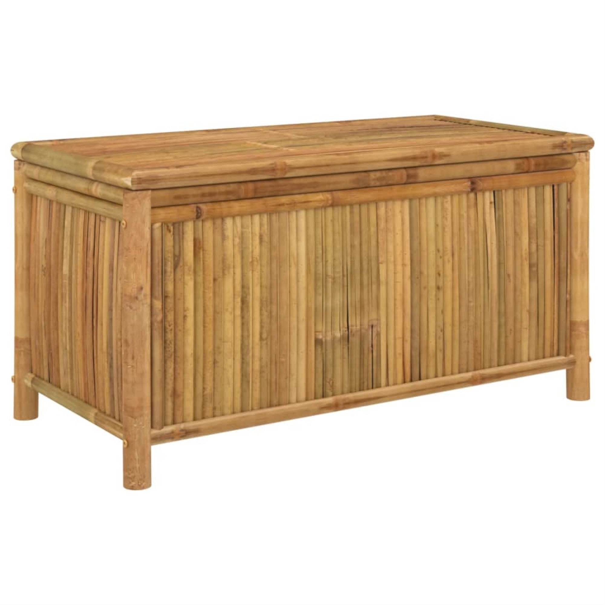 Vidaxl Patio Storage Box 43.3'X20.5'X21.7' Bamboo