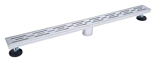 B&K Linear Shower Drain 24 Chrome