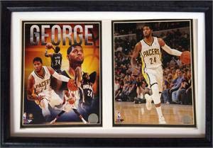 12x18 Double Frame - Paul George Indiana Pacers