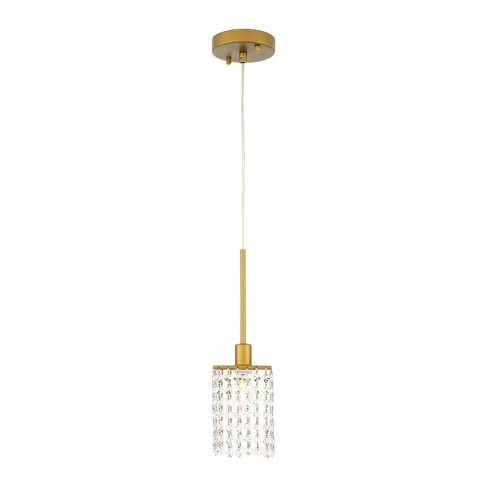 Taylor 1 light Brass Pendant