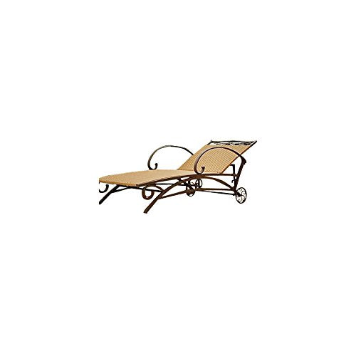 Valencia Resin Wicker/ Steel Multi-position Chaise Lounge - Honey