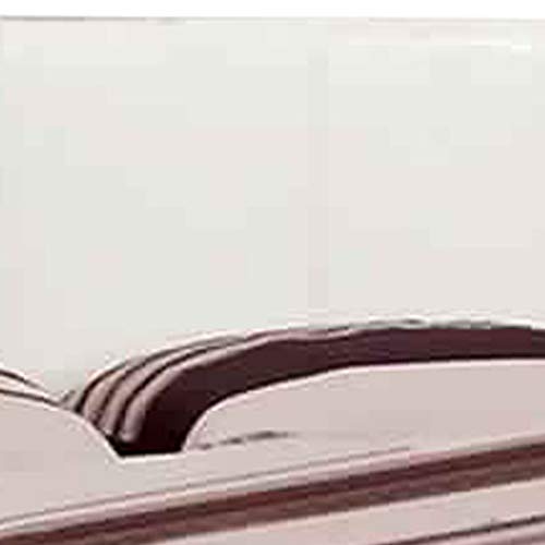 Leatherette Platform Style Queen Size Bed with Tapered Block Feet, White