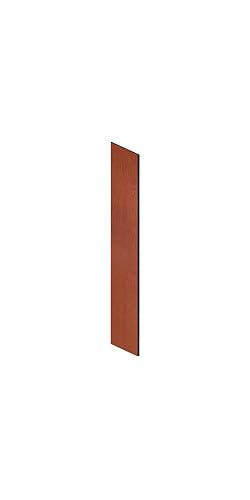 Side Panel - for 6 Feet High - 21 Inch Deep Designer Wood Locker - with Sloping Hood - Cherry