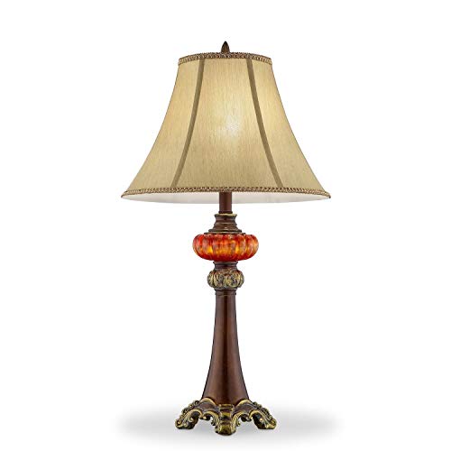Casafoyer 30.5H Gold Amber Table Lamp - (Pack Of 2)