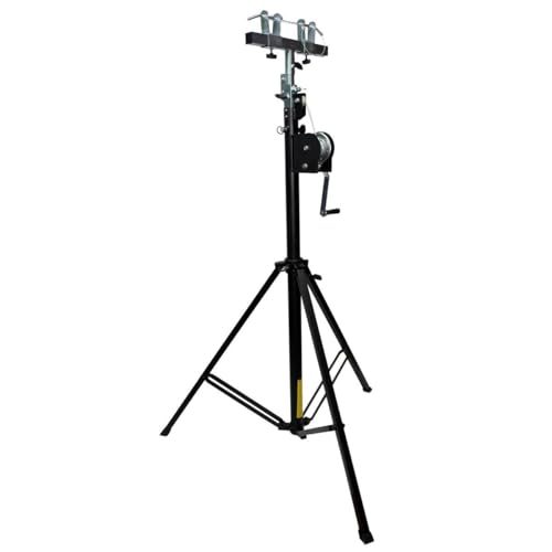 Casafoyer ProX  XT-LS132 14 Ft Lighting Crank Truss Stage Stand Includes T-Adapter Truss Mount  200 Lb. Capacity - (Pack Of 2)