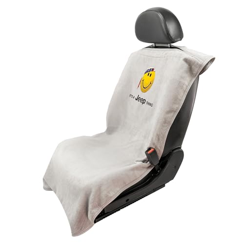 Casafoyer Jeep Grey Smiley Face  - (Pack Of 2)