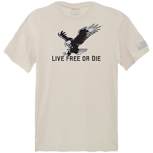 Tactical Graphic T, Live Free, Sand, L