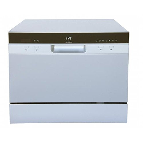 Countertop Dishwasher with Delay Start in Silver