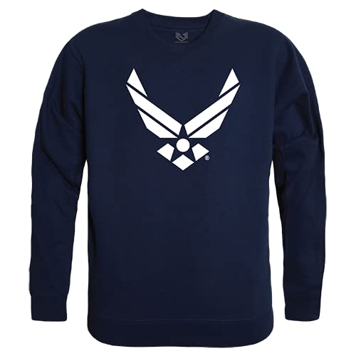 Graphic Crewneck, Air F Wing, Navy, M