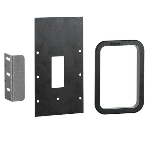 Designer Wood Locker Replacement Lock Conversion Kit - for Resettable Combination Locks (Lock not included)