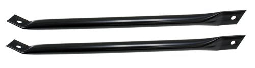 BLACK RADIATOR SUPPORT BARS - CAMARO/FIREBIRD 1967-69