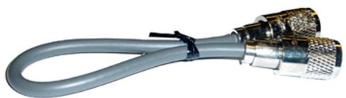 1 RG8X SINGLE LEAD COAX CABLE WITH SOLDERED PL259 CONNECTORS ON EACH END