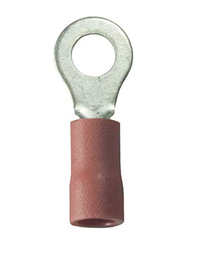 WirthCo 80330 22-18Awg #8 Vinyl Ring Terminal-100Pc Bag