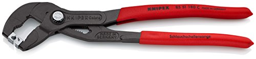 Knipex Tools 85 51 180 C, 7.5 Hose Clamp Pliers For Click Clamps