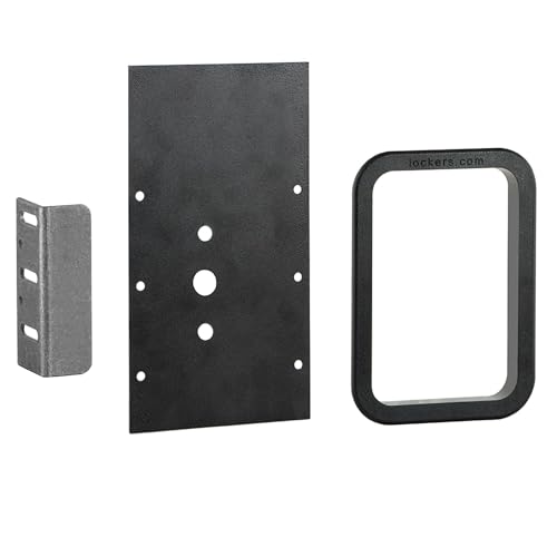 Designer Wood Locker Replacement Lock Conversion Kit - for Built-in Combination Locks (Lock not included)