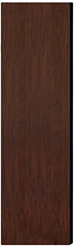 Double End Side Panel - for 6 Feet High - 18 Inch Deep Designer Wood Locker - without Sloping Hood - Mahogany