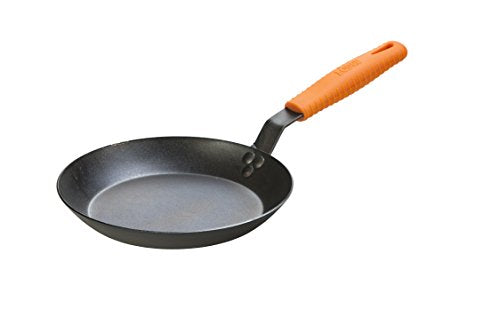 Lodge Manufacturing Company Carbon Steel Skillet, 10-Inch, Black/Orange
