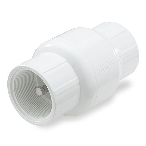 Nds 1001-15 1-1/2 Pvc Ips Spring Check Valve F By F 6-3/16 Length