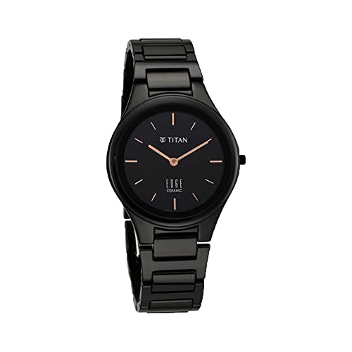 Titan Analog Black Dial Women's Watch-NP2653NC01/NP2653NC01