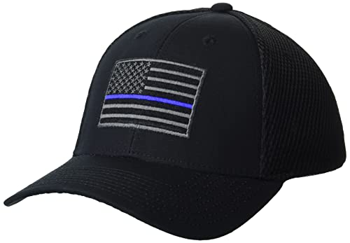 Graphic Ripstop AirMesh,ThinBlueLine,Black