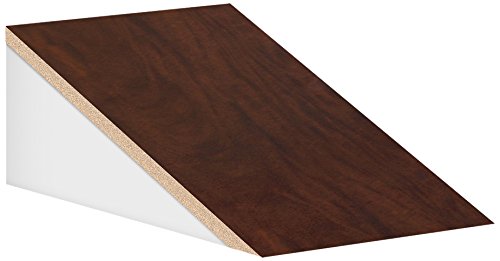 Sloping Hood - for 12 Inches Wide - 18 Inch Deep Designer Wood Locker - 1 Wide - Mahogany