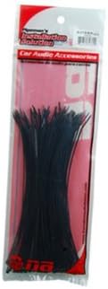 WIRE TIES 4??BLACK NIPPON 100PCS