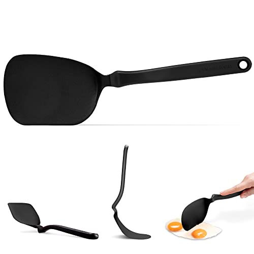 Dreamfarm Chopula  Super Flexible Chopping Sit Up Spatula - Safe For Non-Stick Pans  Black
