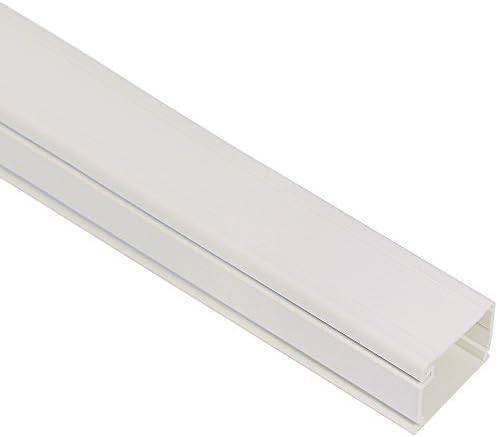 Raceway 1.25W X .75H X 6'L White