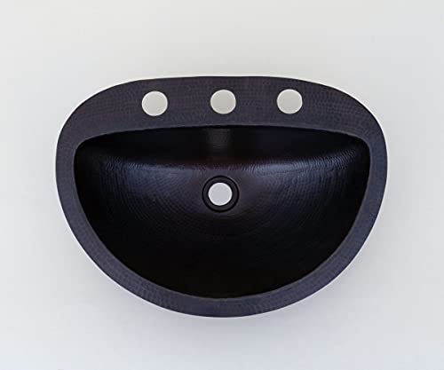 INNOVA COPPER SPECIAL BATH SINK DURANGO DESIGN 19X17X6 G18 DARK