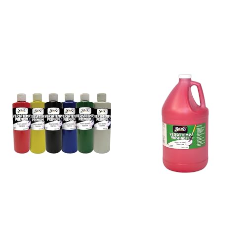 Casafoyer Versatemp Premium & Washable Heavy-Bodied Tempera Paints Combo Kit for Creative Art Projects