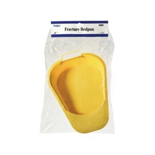 FRACTURE BEDPAN G0LD- HANGING GRAFCO, INDIVIDUALLY WRAP