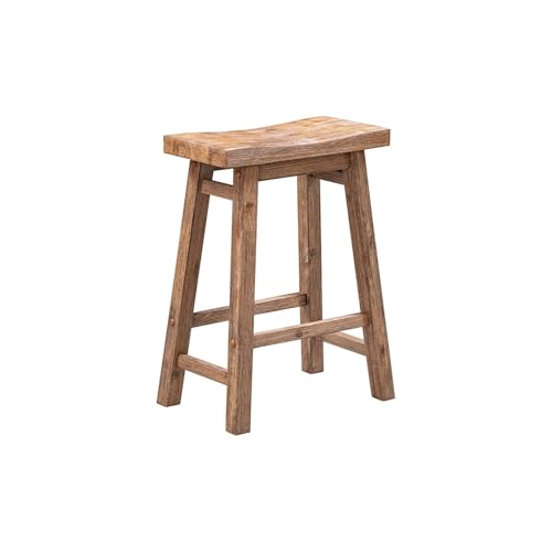 Casafoyer Fashionable and Functional Saddle Stool with Multiple Finishes and Footrest
