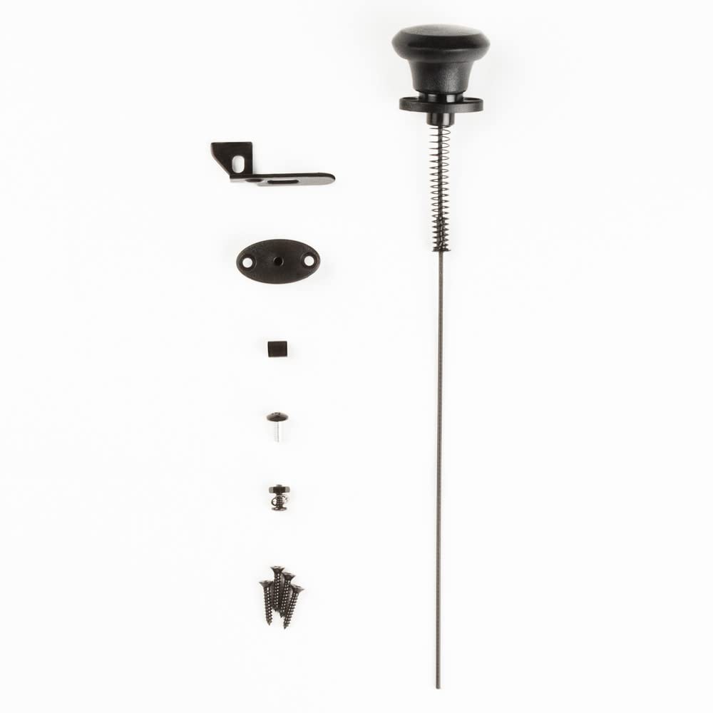 National Hardware N109-070 Gate Latch Cable Pull, Black