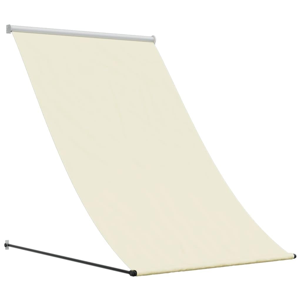 vidaXL Retractable Awning Cream 59.1x59.1??Fabric and Steel