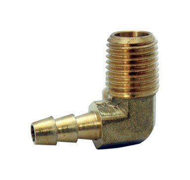 Jmf 4504692 Hose Barb 90 Degree Elbow Lead Free, Yellow Brass (Pack Of 5)