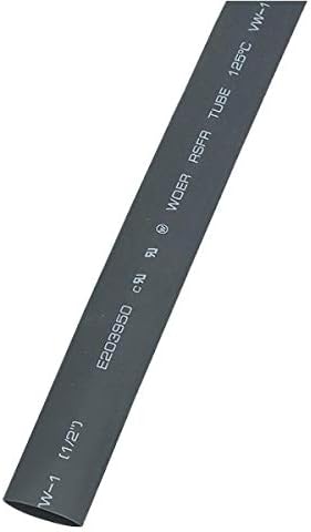 Heat Shrink Tubing(Hst12Bk) 1/2' 100 Feet