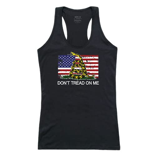 Women G Tank, Flag 2 w/Gadsden, Black, 2X
