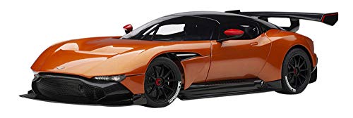 Aston Martin Vulcan Madagascar Orange with Carbon Top 1/18 Model Car by Autoart