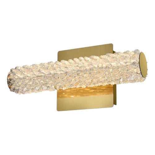 Elegant Lighting Bowen 12' 1-Light Metal Adjustable Led Wall Sconce In Gold