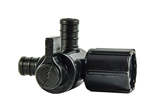 Ecopoly 31913 Sw Bypass Valve, 1/2 X 1/2 Fpt X 1/2, 0.5 Id, Crimp, Plastic (Pack Of 2)