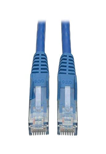 50PK 7FT BULK CAT6 BLUE GIGABIT MOLDED SNAGLESS M/M PATCH CABLE
