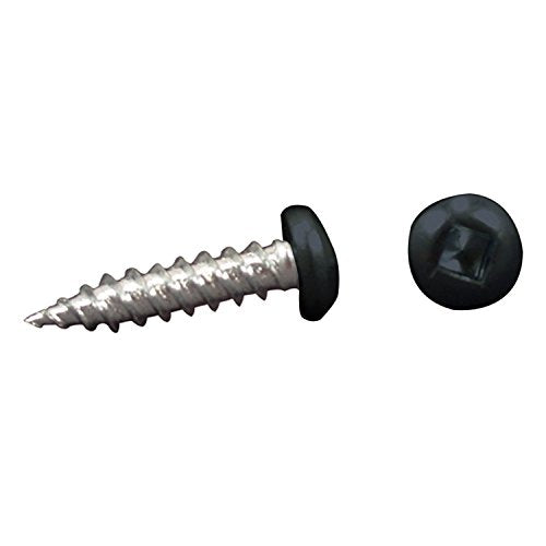 Ap Products 012-Psq500 Bl 8 X 1-1/4 Black Finish #8 Pan Head Screw, 1-1/4 / Pack Of 50