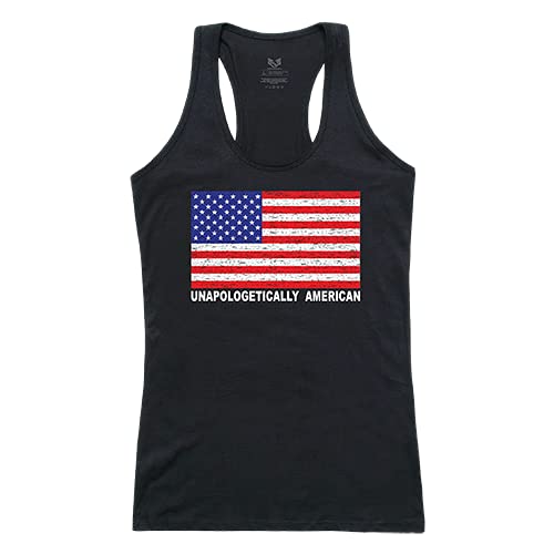 Graphic Tank, Unapologetically, Black, L