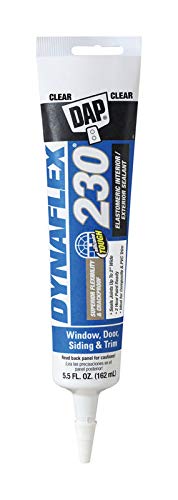 Dap Dynaflex 230 Clear Siliconized Acrylic Sealant 5.5 Oz.