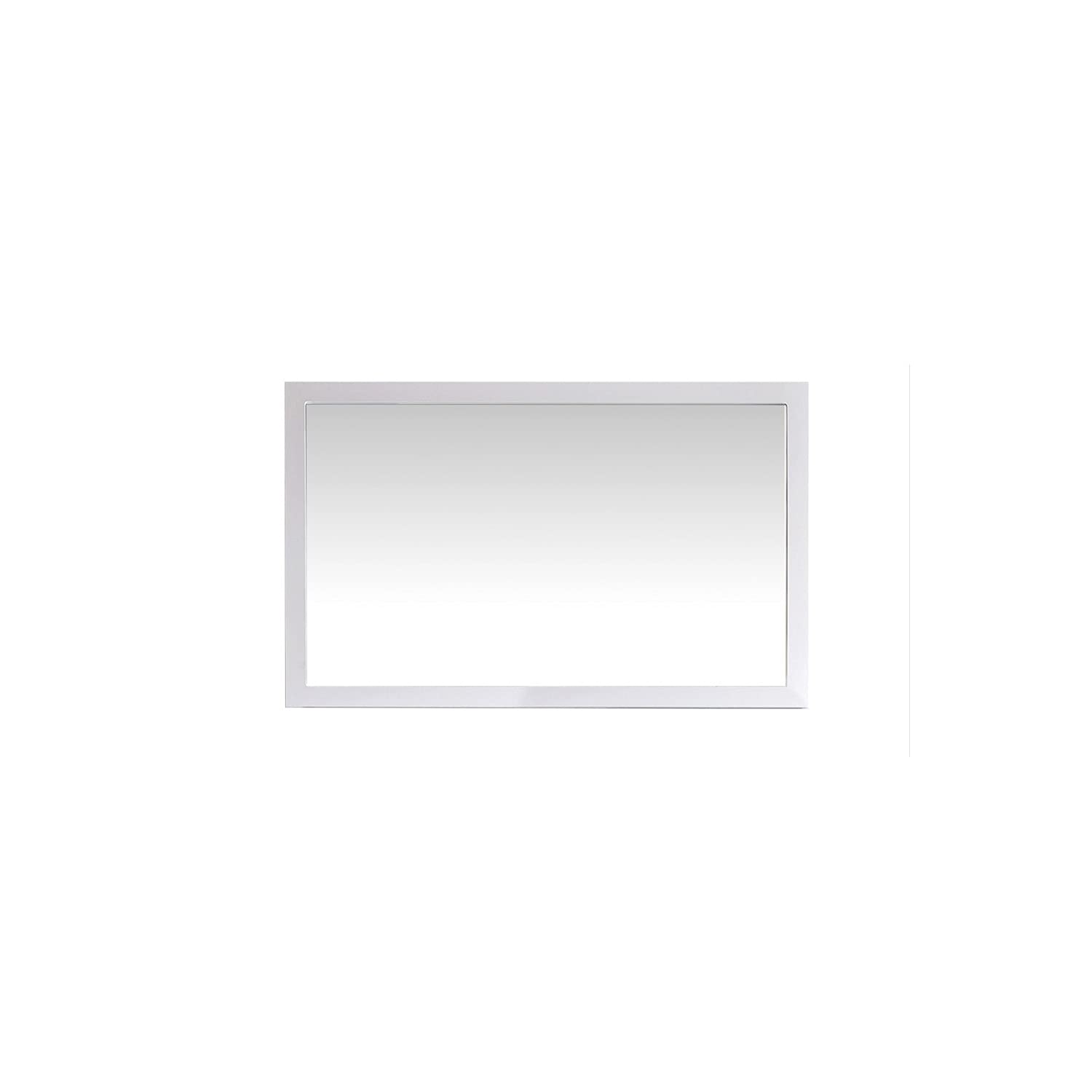 Fully Framed 48 White Mirror