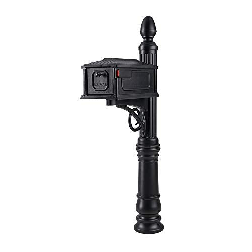 Stratford Plastic Mailbox And Post Combo
